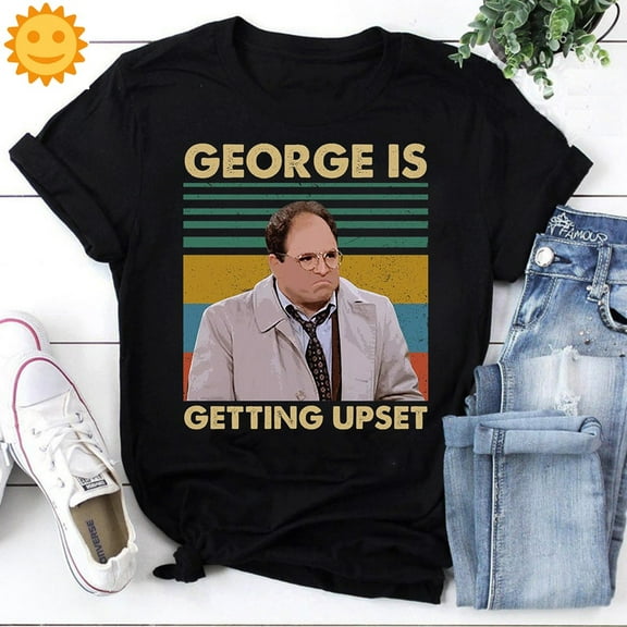 George Is Getting Upset Vintage T-Shirt, Seinfeld Shirt, George Costanza Shirt, TV Series Shirt, Comedy Movie Shirt, George Shirt