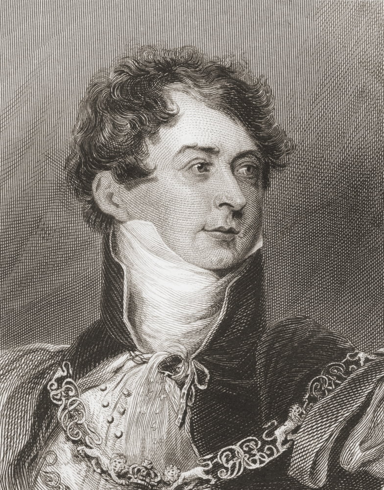 George Iv George Augustus Frederick 1762 Canvas Art - Ken Welsh Design Pics (26 x 34)