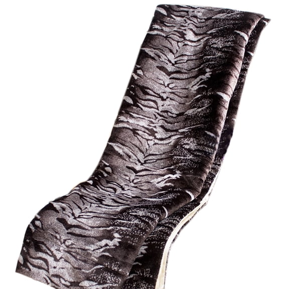 George & Jimmy Animal type Brown Tiger Faux Mink Light Throw Blanket 50" X 70" with 14.5 oz filling