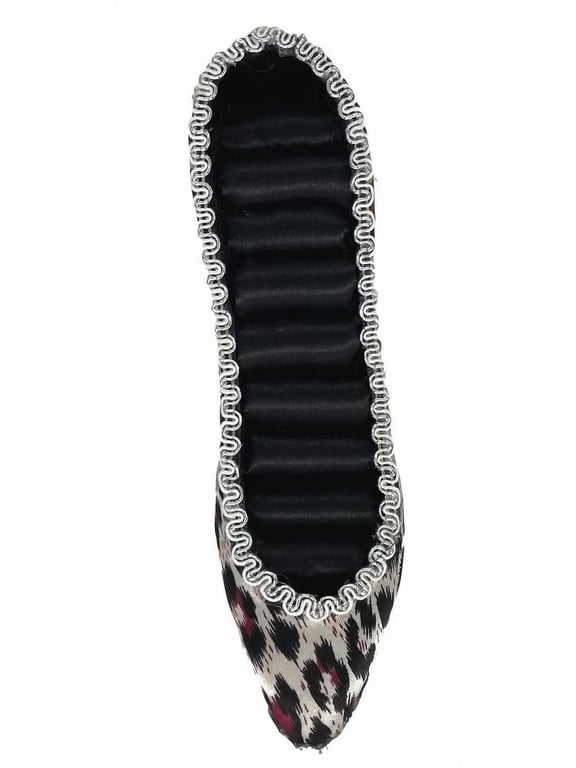 Leopard Print High Heel Shoe Rings Display Stand Jewelry Organizers Earrings Holder Earrings Red Color