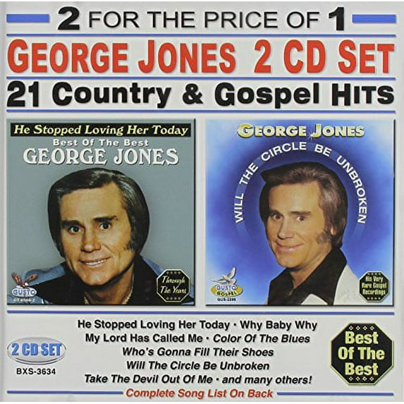 George Jones - 21 Country and Gospel Hits - Music & Performance - CD