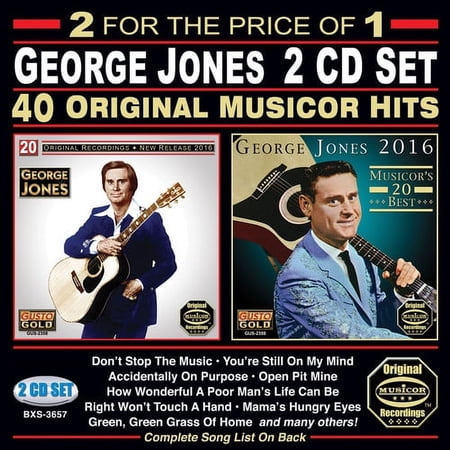 George Jones - 40 Original Musicor Hits - Music & Performance - CD
