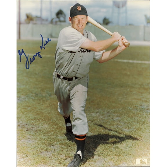 George Kell Autographed 8x10 Photo Detroit Tigers SKU #257364