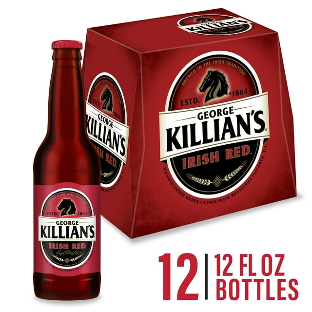 Killian's Irish Red Craft Beer, 12 Pack, 12 fl oz Glass Bottles