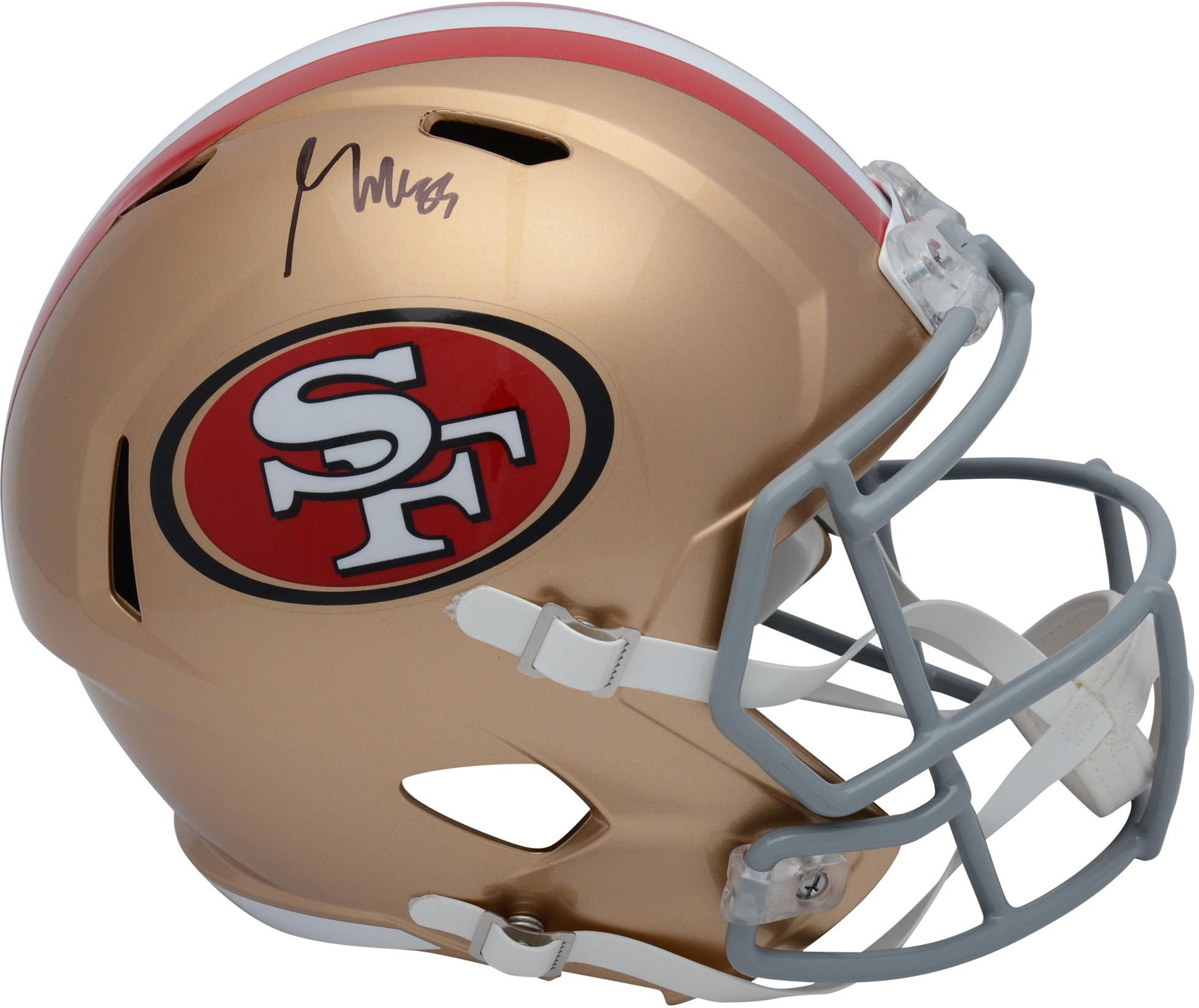 George Kittle San Francisco 49ers Autographed Riddell Speed Replica ...