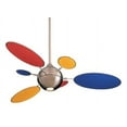 thumbnail image 1 of Minka-Aire Cirque 54” Red/Yellow/Blue Replacement Fan Blades (Pack 6), 1 of 2