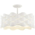 thumbnail image 1 of George Kovacs Coastal Current 18" Wide Sand White LED Ceiling Light, 1 of 2