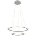 thumbnail image 1 of George Kovacs Discovery 23 3/4" Wide Silver 2-Tier LED Pendant Light, 1 of 2