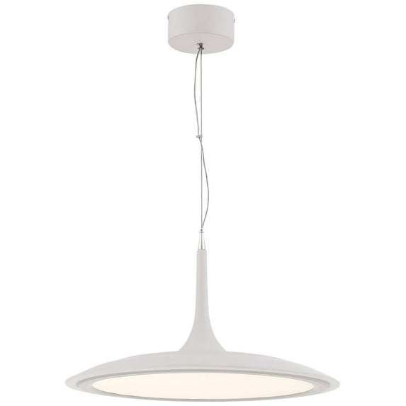 George Kovacs Hover 19" Wide Matte White LED Pendant Light