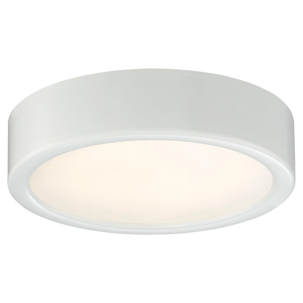 George Kovacs Grid Three-Light Semi Flush Mount Ceiling Light - Soft Brass Finish