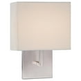 thumbnail image 1 of George Kovacs P470-084 8W LED Wall Sconce Light in Brushed Nickel 7.75", 1 of 2