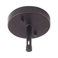 thumbnail image 1 of George Kovacs Lighting - Accessory-Power Feed Canopy-4.75 Inches Wide-Sable, 1 of 2
