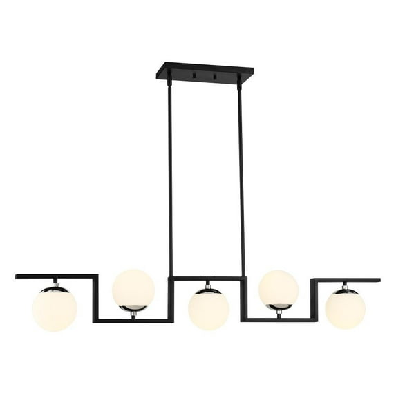 George Kovacs Lighting - Alluria II - 5 Light Island In Contemporary Style-7.25