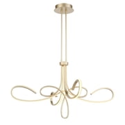 George Kovacs Lighting - Astor - 30W 1 LED Chandelier-21 Inches Tall and 38