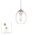 thumbnail image 1 of P931-084-George Kovacs Lighting-Bubble-One Light Mini Pendant in Contemporary Style-6.25 Inches Wide by 8.25 Inches Tall-Brushed Nickel Finish, 1 of 3
