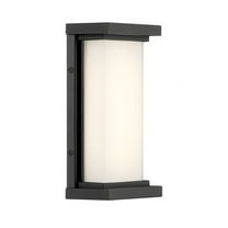 George Kovacs Lighting - Caption - 15W 1 LED Outdoor Wall Mount-10 Inches Tall