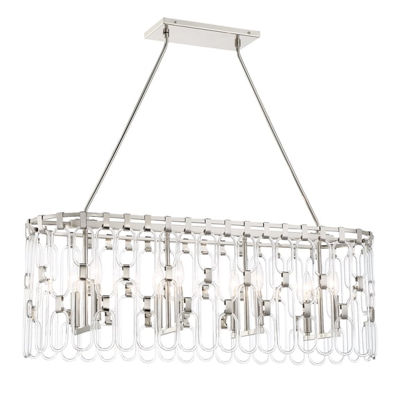 George Kovacs Lighting - Charming - 8 Light Island-32 Inches Tall and 36.13