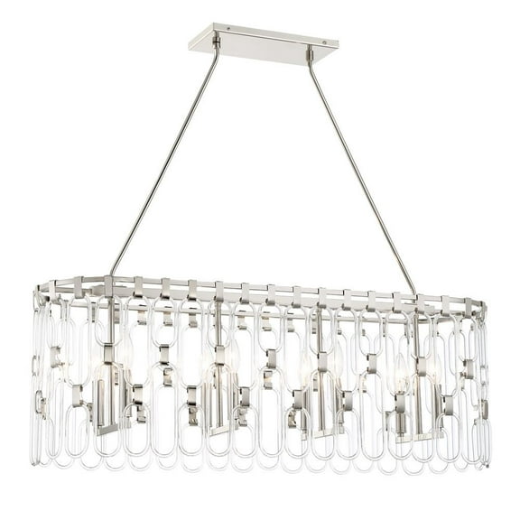 George Kovacs Lighting - Charming - 8 Light Island-32 Inches Tall and 36.13