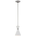thumbnail image 1 of -One Light Mini Pendant In Contemporary Style-5.5 Inches Wide By 9.25 Inches Tall-Glitter Gloss White Finish George Kovacs Lighting P1821-44F, 1 of 3
