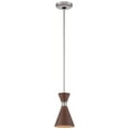 thumbnail image 1 of -One Light Mini Pendant In Contemporary Style-5.5 Inches Wide By 9.25 Inches Tall-Distressed Koa Finish George Kovacs Lighting P1821-651, 1 of 7