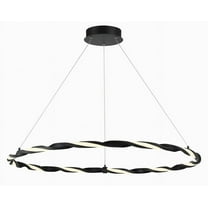 George Kovacs Lighting - Convolution - 28W 1 LED Pendant-2 Inches Tall and 36.25