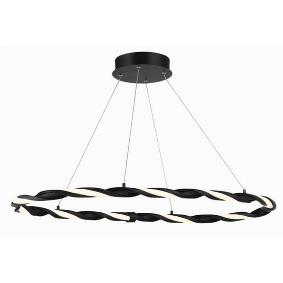 George Kovacs Lighting - Convolution - 35W 1 LED Pendant-2 Inches Tall and 36.75