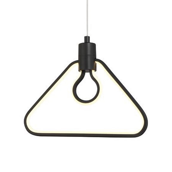George Kovacs Lighting - Edison'S Outline - 16W 1 LED Pendant-8.63 Inches Tall