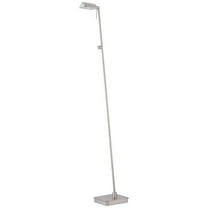 -8W 1 Led Floor Lamp In Contemporary Style-6.5 Inches Wide By 50.5 Inches Tall-Brushed Nickel Finish George Kovacs Lighting P4344-084
