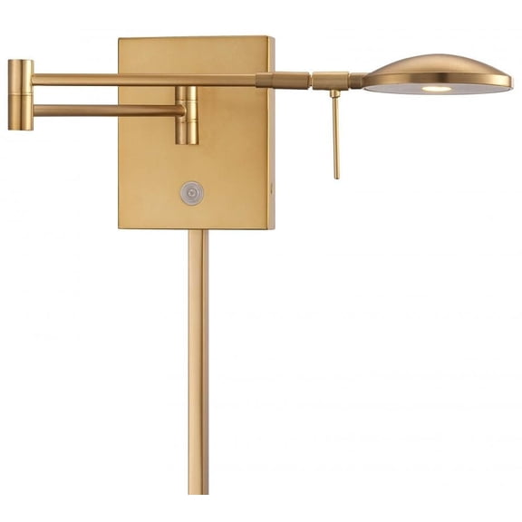 P4338-248-George Kovacs Lighting-George's Reading Room-8W 1 LED Swing Arm Wall Sconce in Contemporary Style-14.75 Inches Wide by 6.25 Inches