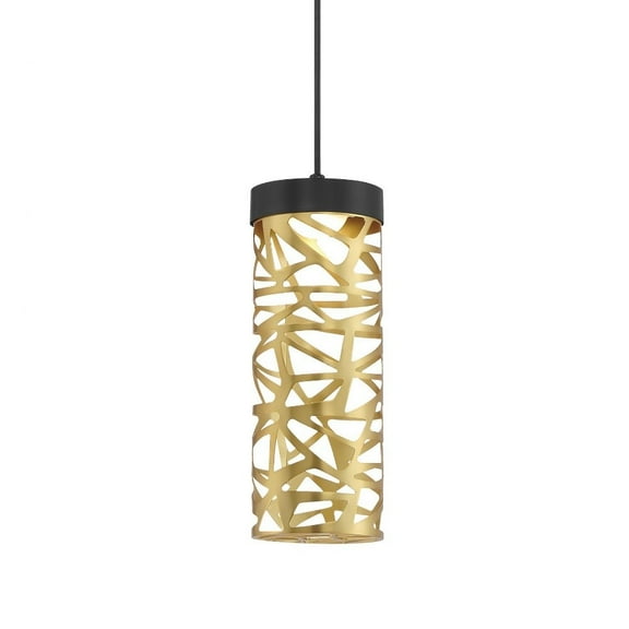 George Kovacs Lighting - Golden Eclipse-8W 1 LED Mini Pendant-4.5 Inches Wide by