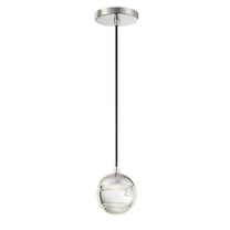 George Kovacs Lighting - Hail - 8W 1 LED Mini Pendant-4.75 Inches Tall and 4