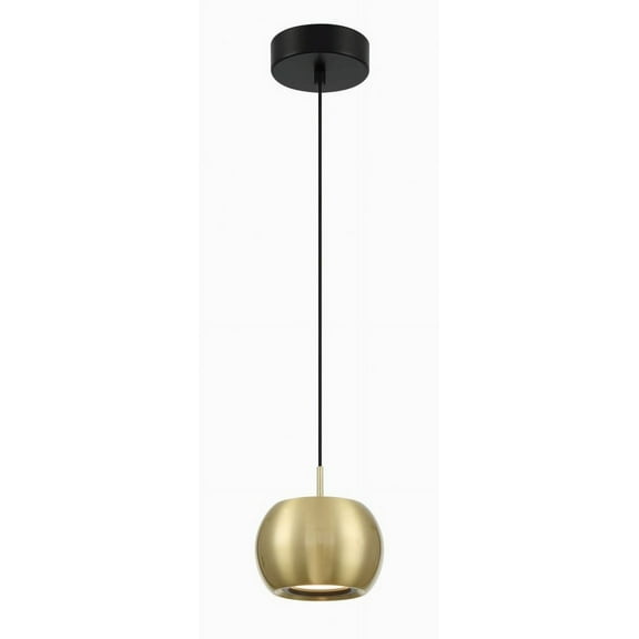 George Kovacs Lighting - Halo - 12W 1 LED Mini Pendant-5.75 Inches Tall and 6