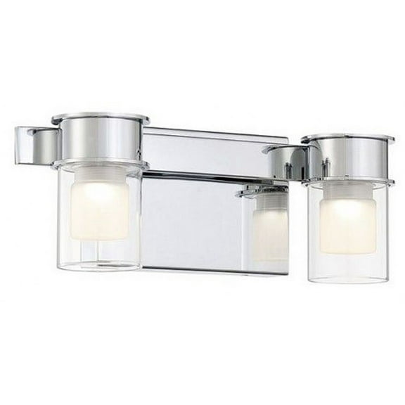 George Kovacs Lighting - Herald Square - 12W 2 LED Bath Vanity In Contemporary
