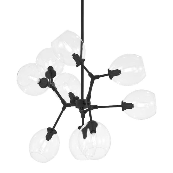 George Kovacs Lighting - Nexpo - 9 Light Chandelier-14.63 Inches Tall and 30