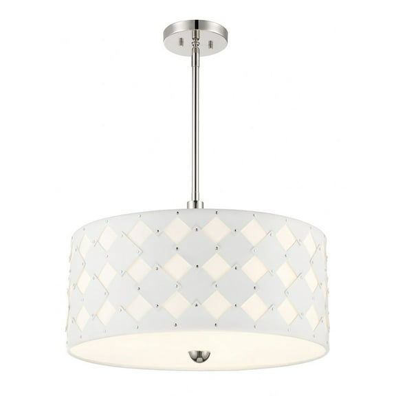 George Kovacs Lighting - Patchwork - 3 Light Pendant-15.75 Inches Tall and 22