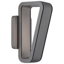 George Kovacs Lighting - Pediment-13W 1 LED Outdoor Wall Sconce in Contemporary