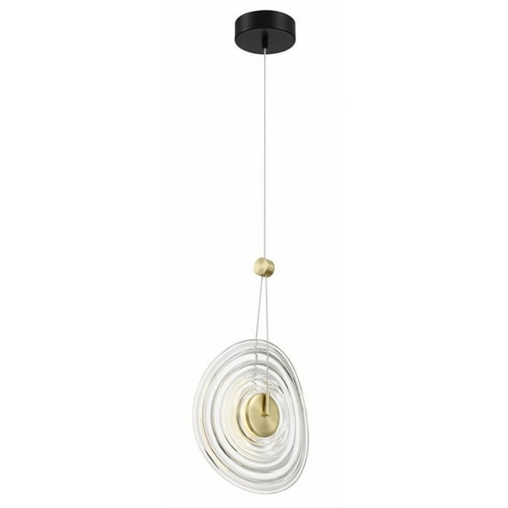 George Kovacs Lighting - Topknot - 6W 1 LED Pan Pendant-16 Inches Tall and 11