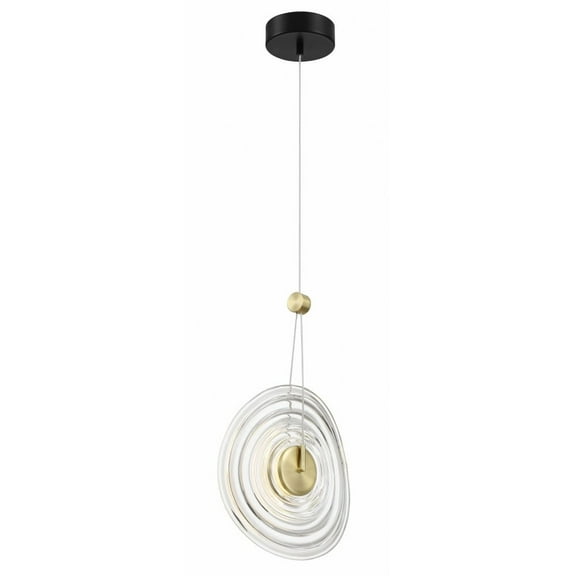 George Kovacs Lighting - Topknot - 6W 1 LED Pan Pendant-16 Inches Tall and 11