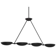 George Kovacs Lighting - Undertas - 4 Light Island-24 Inches Tall and 9.25
