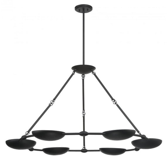 George Kovacs Lighting - Undertas - 6 Light Chandelier-26.5 Inches Tall and 48