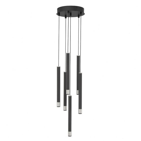 George Kovacs Lighting - Wand - 30W 6 LED Pan Pendant-13.75 Inches Tall and 9.75