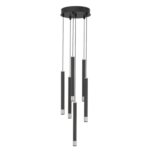 George Kovacs Lighting - Wand - 30W 6 LED Pan Pendant-13.75 Inches Tall and 9.75