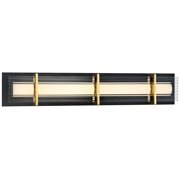 George Kovacs Midnight Gold 27 1/2 Wide Black and Gold Modern LED Bath Light