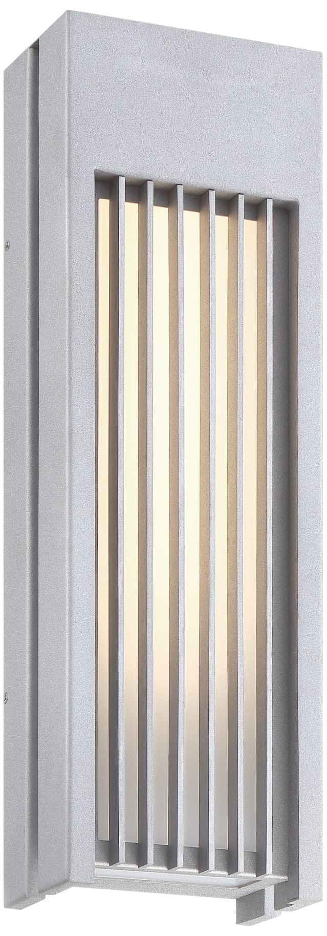 George Kovacs Midrise 22 1/4" High Sand Silver LED Outdoor Wall Sconce