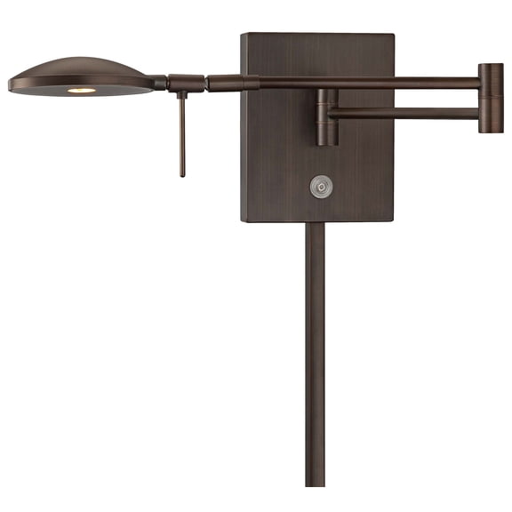 -8W 1 Led Swing Arm Wall Sconce In Contemporary Style-14.75 Inches Wide By 6.25 Inches Tall-Copper Bronze Patina Finish George Kovacs Lighting