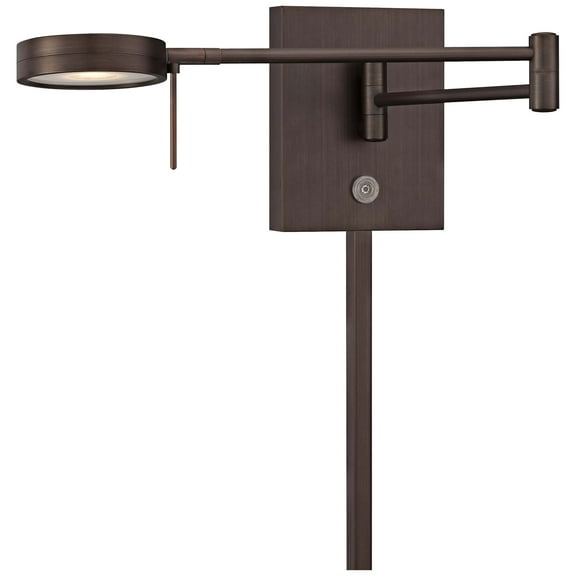 George Kovacs Lighting - George's Reading Room-8W 1 LED Swing Arm Wall Sconce in