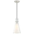 thumbnail image 1 of George Kovacs Taper 7"W Brushed Nickel Mini Pendant Light, 1 of 2
