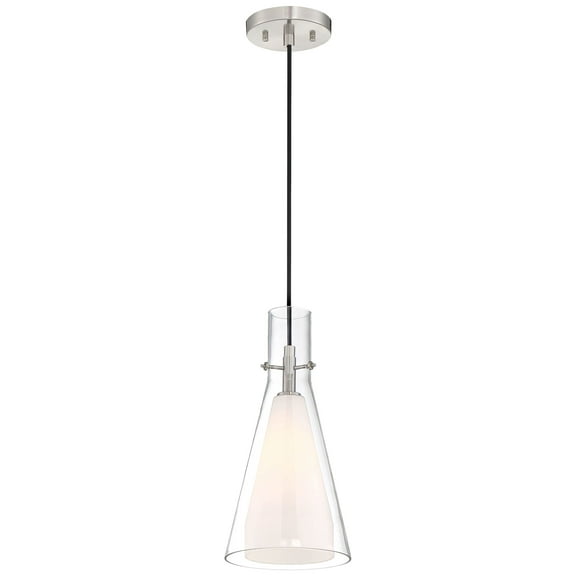 George Kovacs Taper 7"W Brushed Nickel Mini Pendant Light