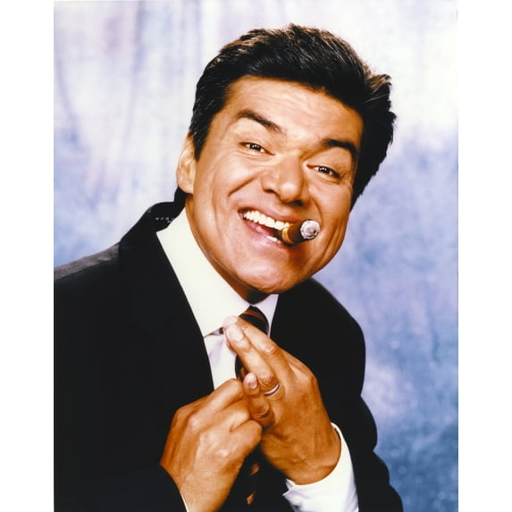 George Lopez Smoking Cigarette in Portrait Photo Print (24 x 30)