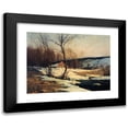 thumbnail image 1 of George M. Bruestle 24x19 Black Modern Framed Museum Art Print Titled - Late Afternoon (ca. 1901), 1 of 5